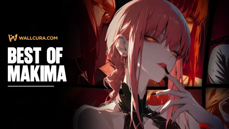 A banner saying "Best of Makima" on the left. Makima n the right from Chainsaw Man.